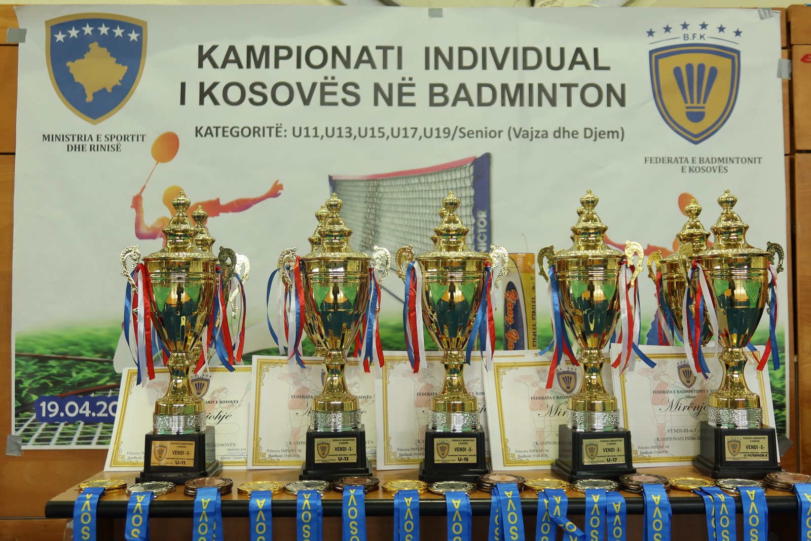 KAMPIONATI INDIVIDUAL I KOSOVËS NË BADMINTON